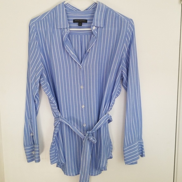 Banana Republic Factory Tops - Banana Republic belted waist blouse